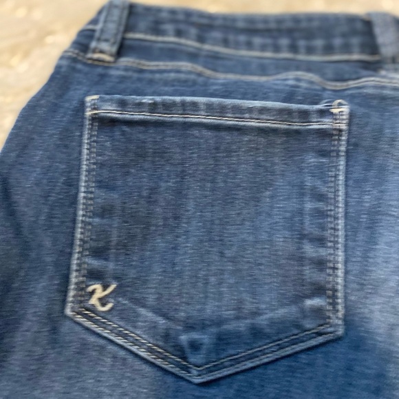 KUT FROM THE KLOTH crop raw hem jeans 8 straight leg - Picture 2 of 11